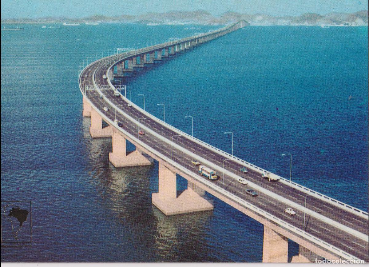 Postales: BRASIL, RIO DE JANEIRO, PUENTE PRESIDENTE COSTA E SILVA &ndash; EDICARD 350 114 &ndash; S/C