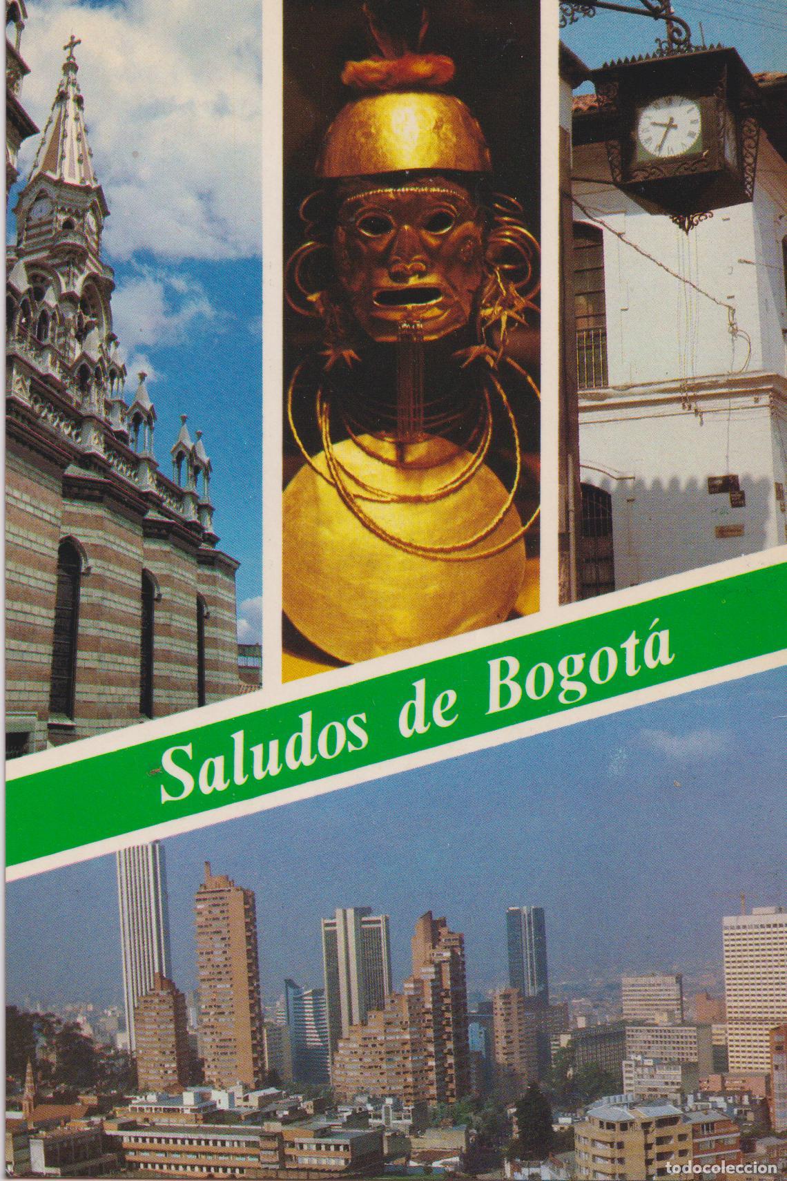Postales: COLOMBIA, BOGOTA D.E., IGLESIA COLONIAL,CASA DE LA MONEDA &ndash; ED.GUITURCOL &ndash; ESCRITA