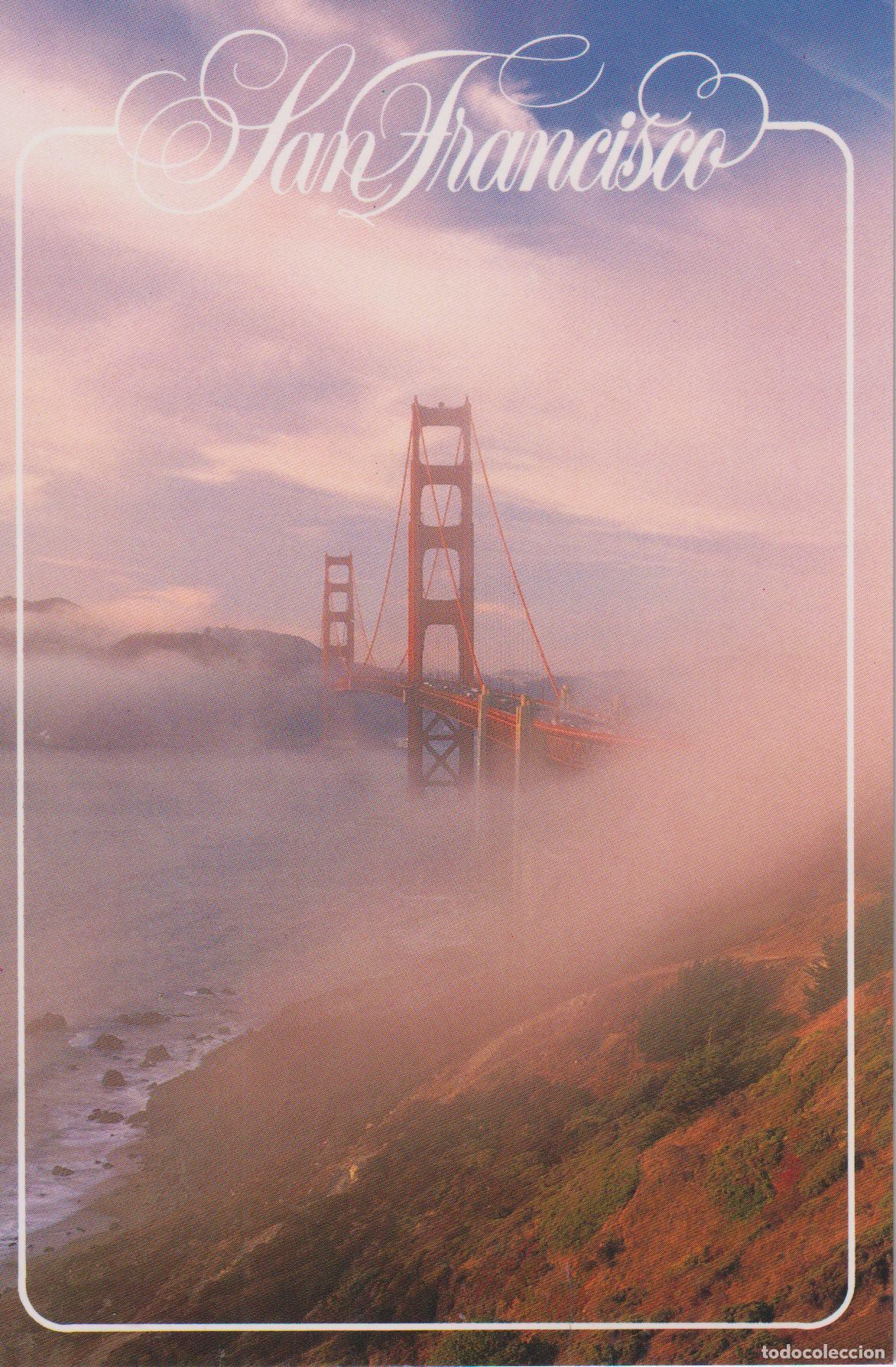 Postales: E.U.A. SAN FRANCISCO, MAGESTUOSAS TORRES DEL PUENTE GOLDEN GATE - SMITH 384 &ndash; S/C