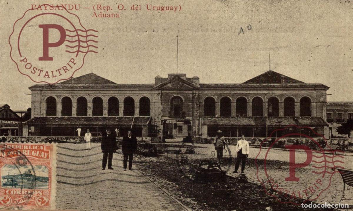Postkarten: URUGUAY. PAYSANDU. ADUANA.