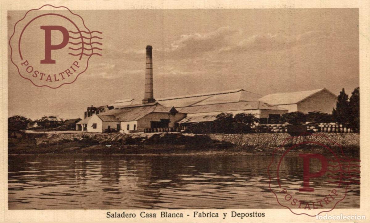 Postkarten: URUGUAY. SALADERO CASA BLANCA. FABRICA Y DEPOSITOS.