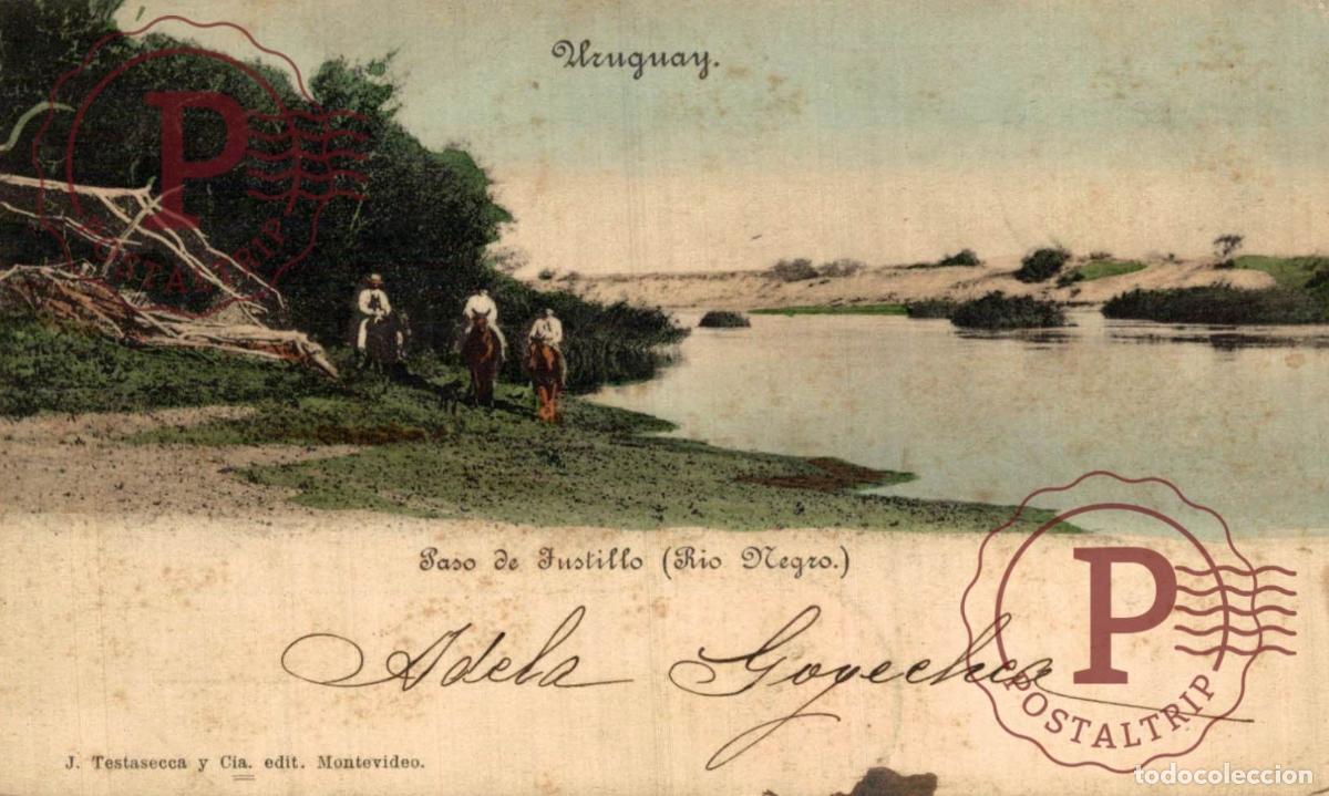 Postales: URUGUAY. PASO DE FUSTILLO. RIO NEGRO ED J. TESTASECCA