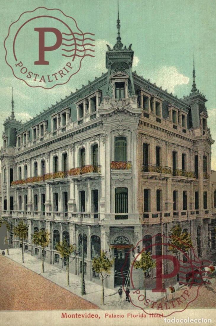 Postales: URUGUAY. MONTEVIDEO. PALACIO FLORIDA