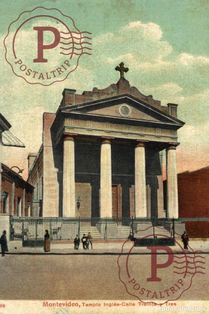 Postales: RARA URUGUAY. MONTEVIDEO. TEMPLO INGLES CALLE TREINTA Y TRES