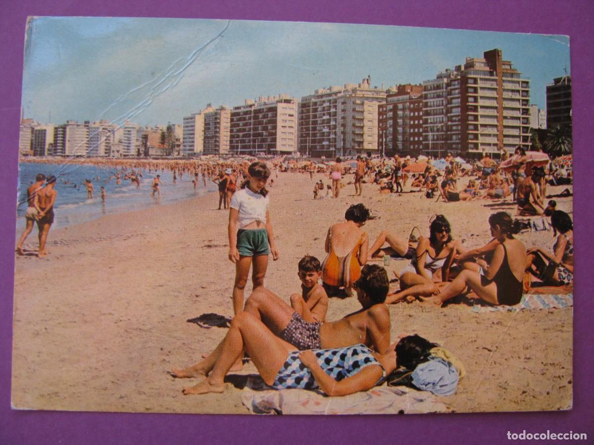 Postales: POSTAL DE URUGUAY. MONTEVIDEO. PLAYA POCITOS. CIRCULADA