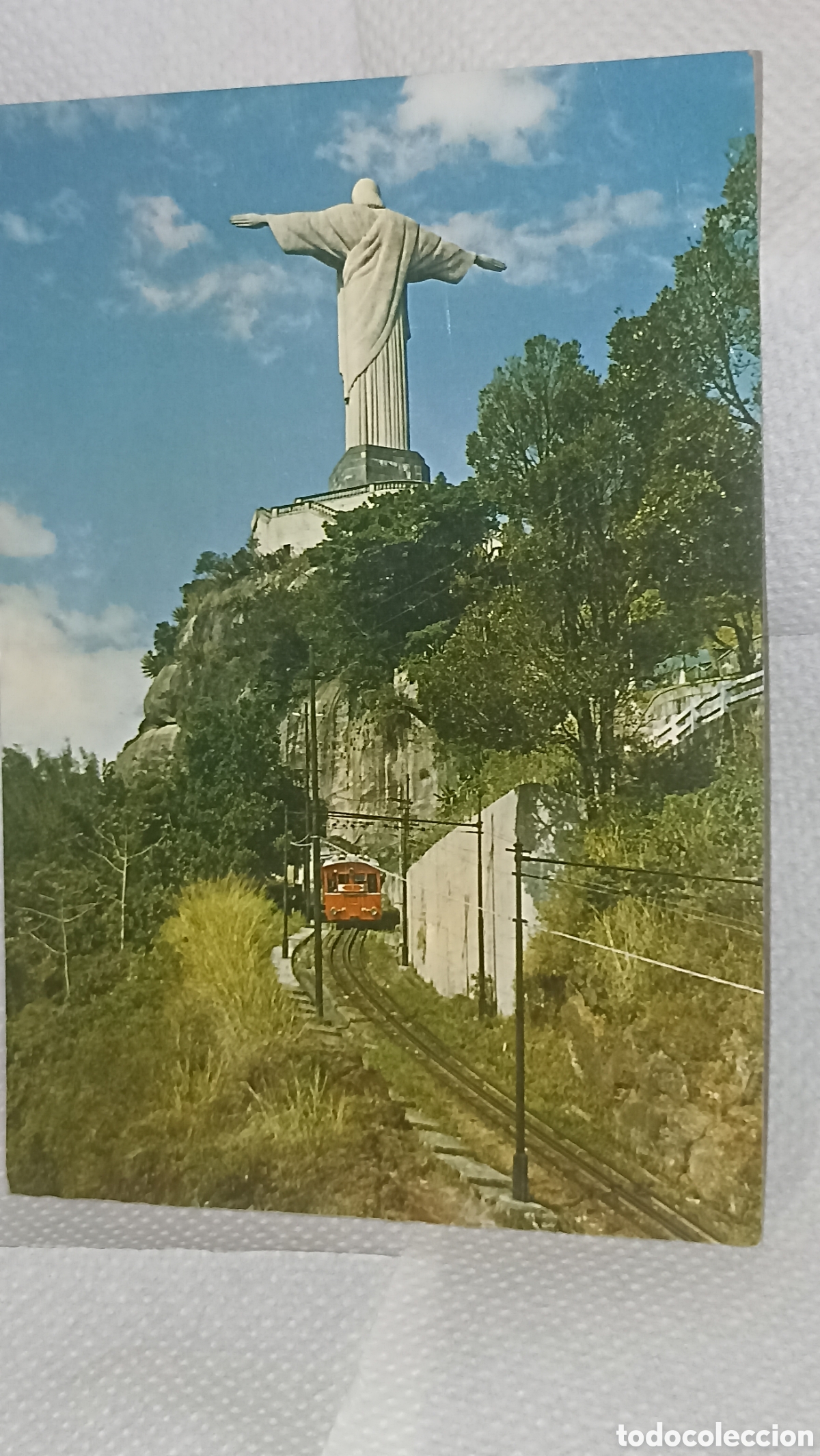 Postales: Brasil R&iacute;o de Janeiro monumento de Cristo Redentor