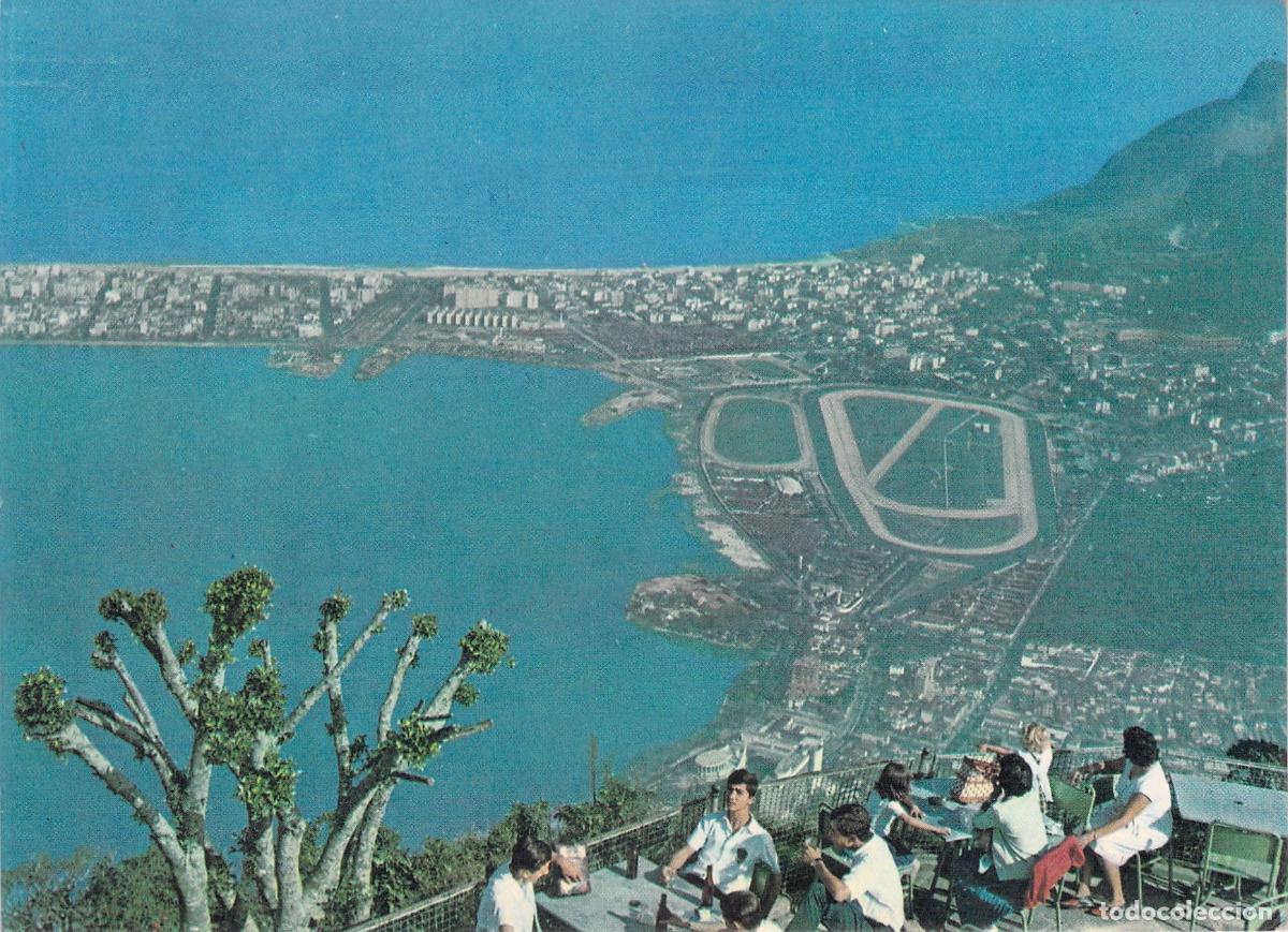 Postales: Postal de Rio de Janeiro: Jockey Club y Lagoa desde el Corcovado