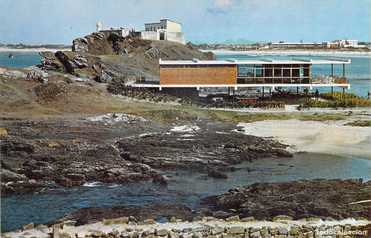Postales: Postal de Cabo Frio, Club N&aacute;utico y Fuerte de San Mateo
