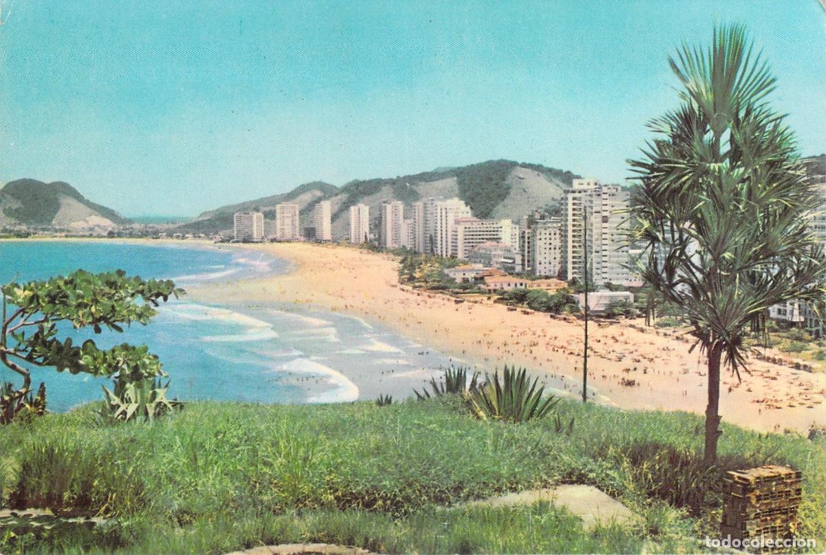 Postales: Postal de Guaruj&aacute;, Brasil: Vista Parcial de las Playas