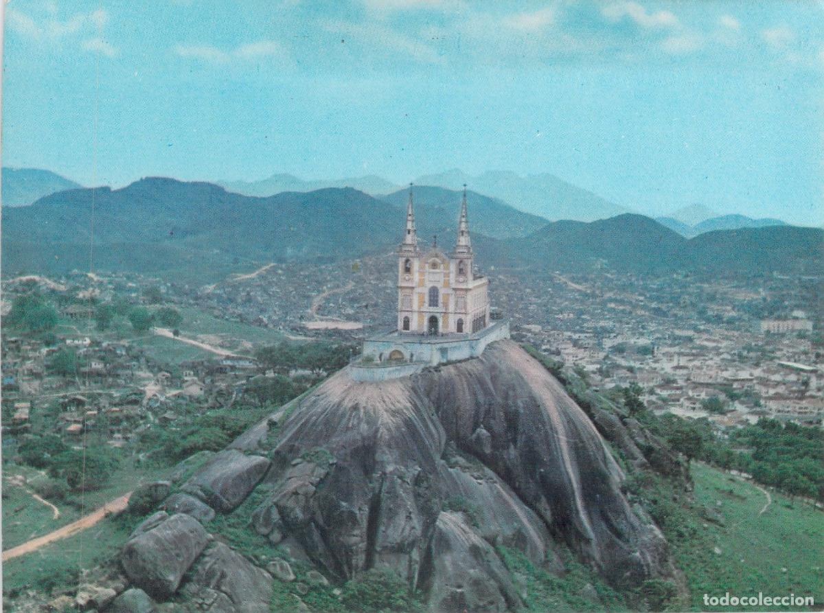Postales: Postal de la Iglesia de Nuestra Se&ntilde;ora de la Penha en Rio de Janeiro