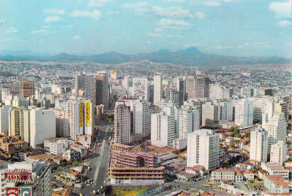 Postales: Postal de Belo Horizonte Vista Parcial de la Ciudad Brasil