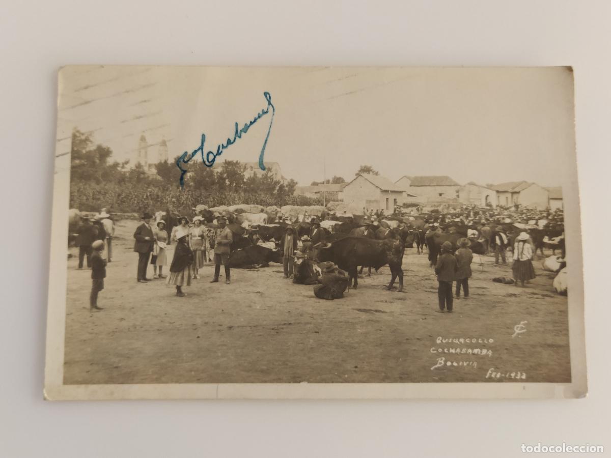 Postales: BOLIVIA - QUILLACOLLO COCHABAMBA - FOTOGRAFICA - POSTAL ANTIGUA -(116.325)