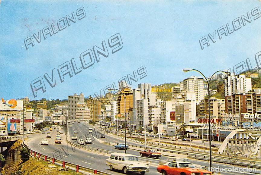 Postales: Autopista Francisco Fajardo de Caracas (Venezuela) - Circulada - 1977