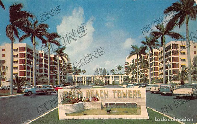 Postales: Palm Beach Towers Florida (U.S.A.) - Circulada con sello - 1961
