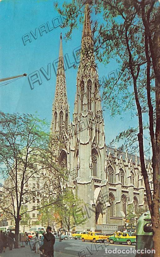 Postales: St. Patrick's Cathedral of New York (USA) - Escrita - 1964