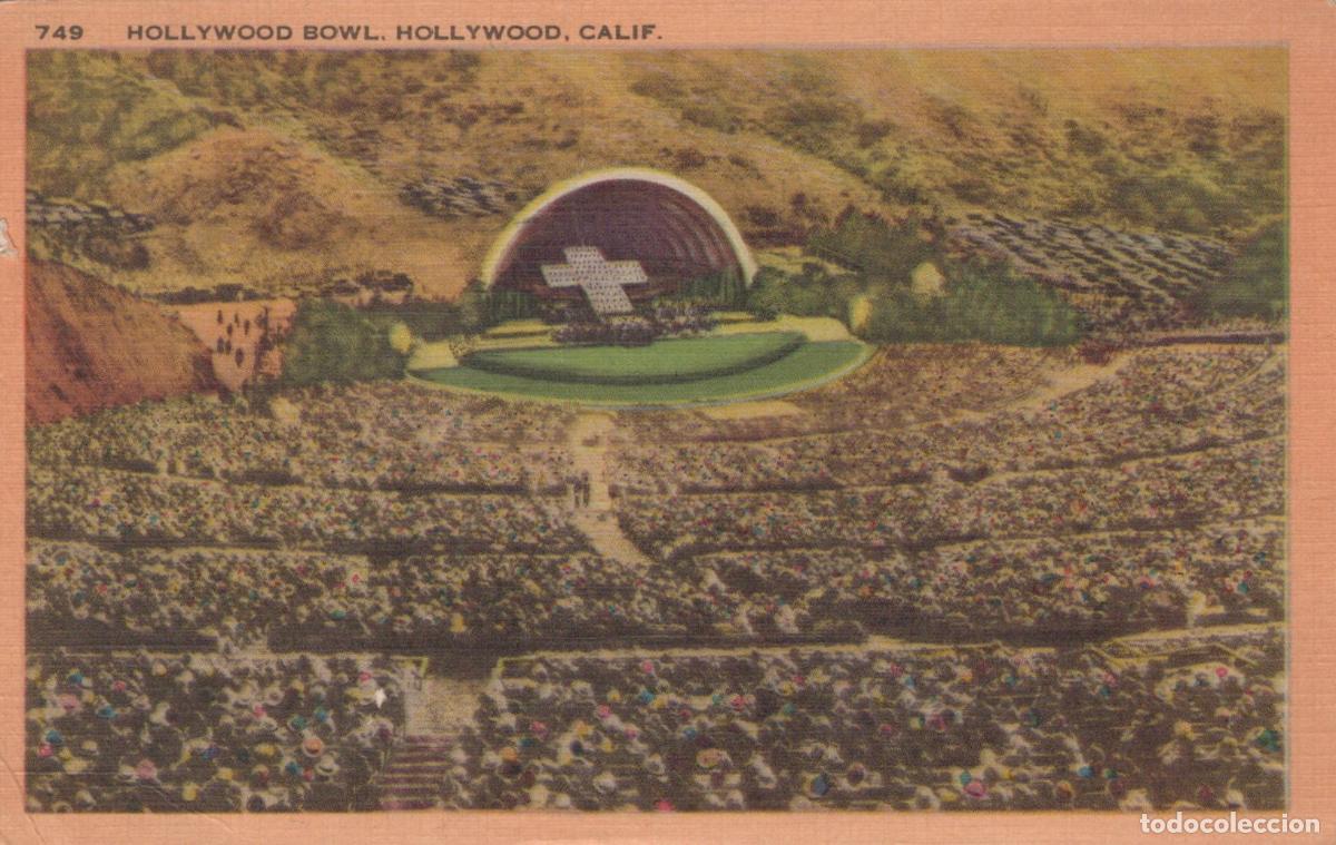 Postales: USA Hollywood Bowl Amphitheater Historic *YAA763
