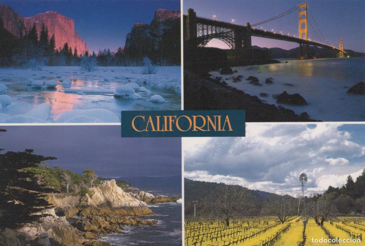 Postales: USA California Multiview Chrome Postcard Unposted *YAA997