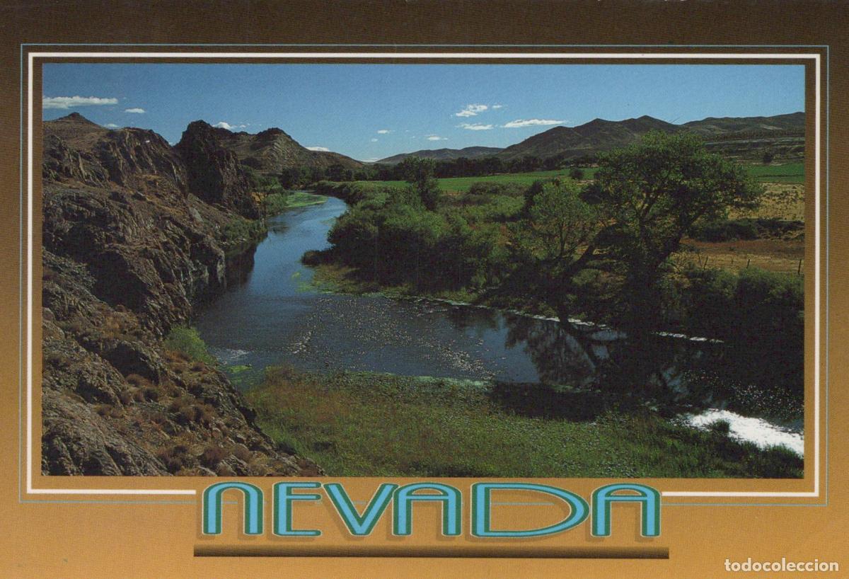 Postales: USA Nevada Western River Valley Scenic Landscape Mountains 1998 *YAB084