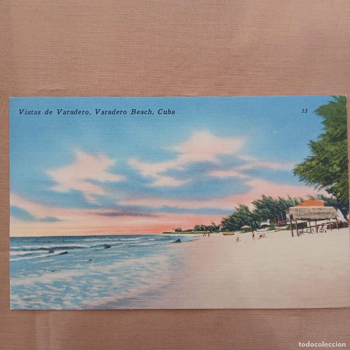 Postales: Postal varadero cuba a&ntilde;os 50 hecha en u.s.a
