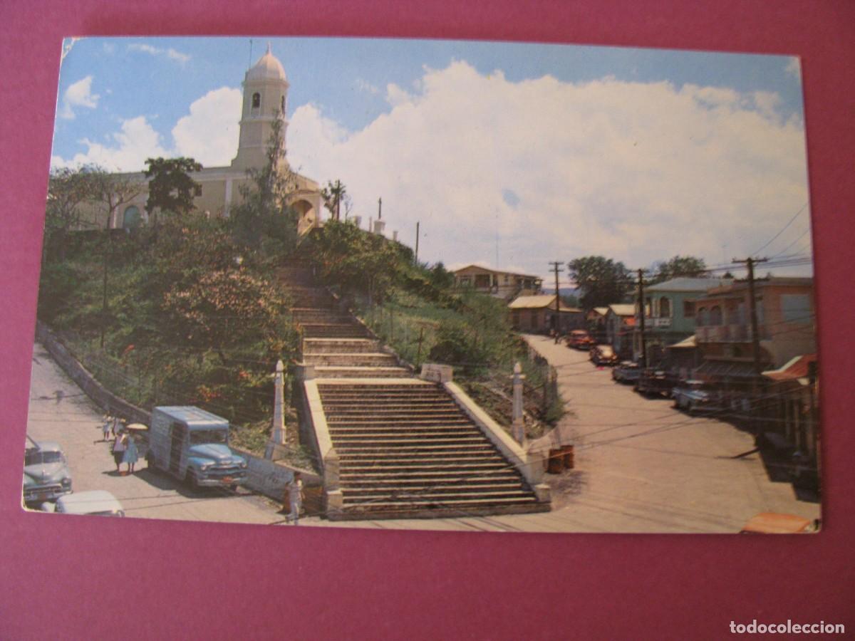 Postales: POSTAL DE PUERTO RICO. IGLESIA DE LA MONSERRATE - HORMIGUEROS.