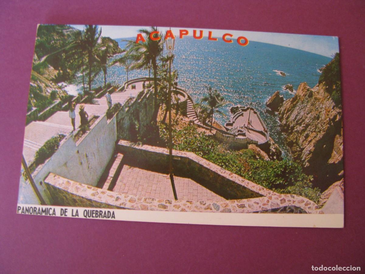 Postales: POSTAL DE MEXICO. PANORAMICA DE LA QUEBRADA. ACAPULCO.