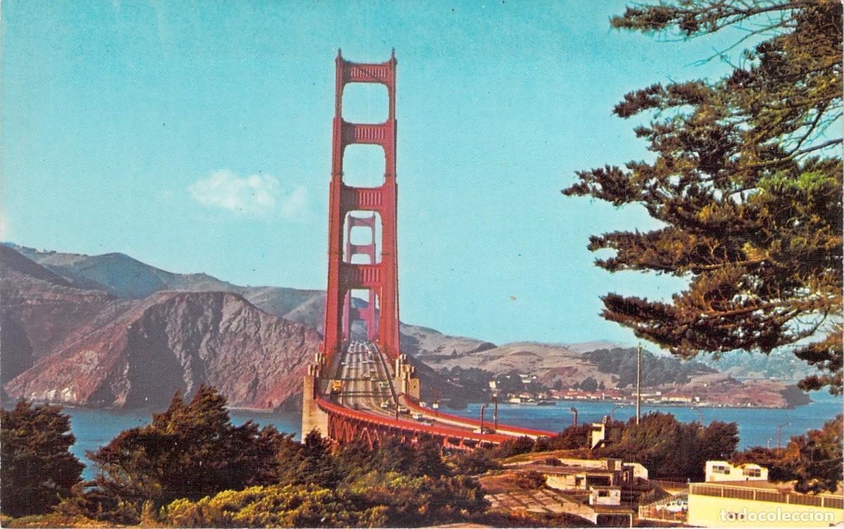 Postales: Postal del puente Golden Gate en San Francisco