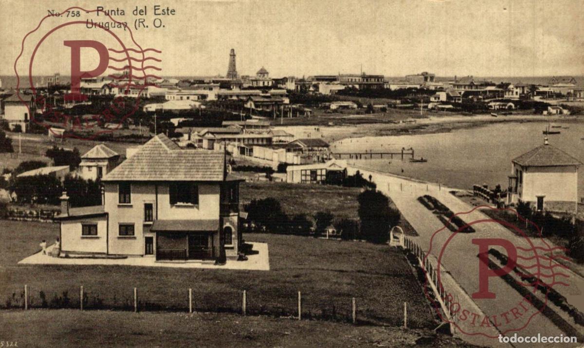 Postales: URUGUAY. PUNTA DEL ESTE. VISTA PARCIAL.