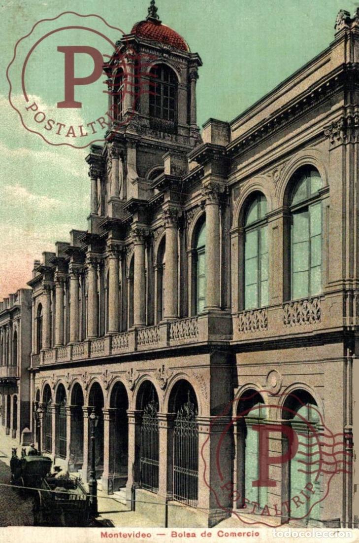 Postales: URUGUAY. MONTEVIDEO. BOLSA DE COMERCIO