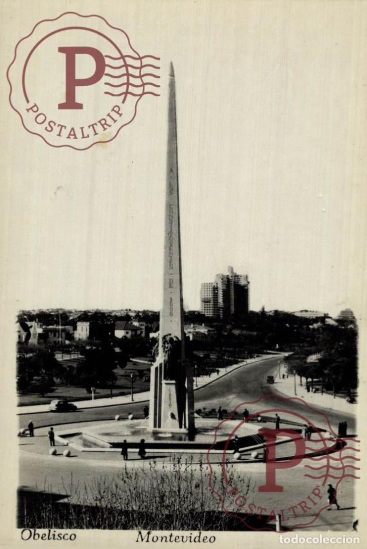 Postales: URUGUAY. MONTEVIDEO. OBELISCO