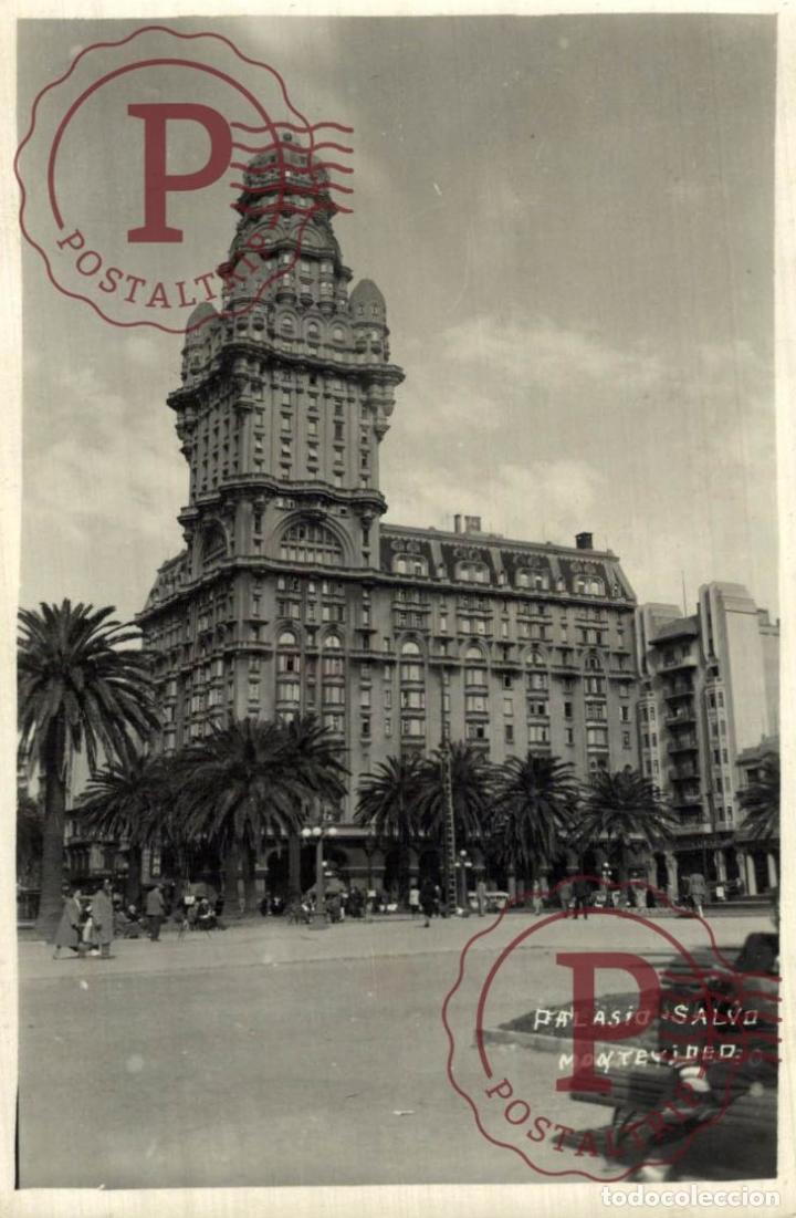 Postais: URUGUAY. Montevideo - PALACIO SALVO. RPPC FOTOGRAFICA