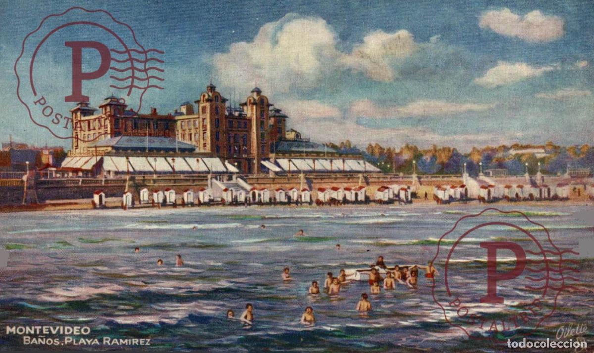Cartes Postales: URUGUAY. MONTEVIDEO. BA&Ntilde;OS PLAYA RAMIREZ