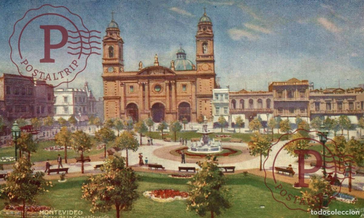 Cartes Postales: URUGUAY. MONTEVIDEO. PLAZA DE LA CONSTITUCION