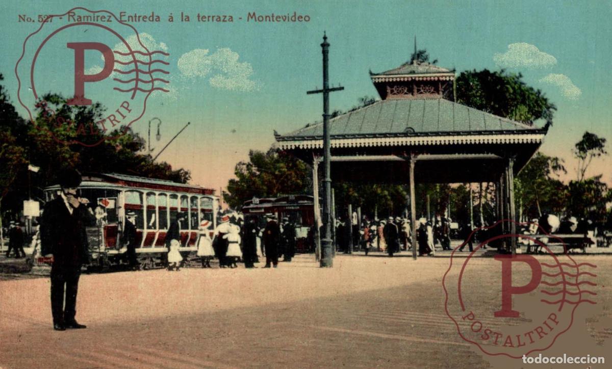 Postkarten: Uruguay: RAMIREZ ENTRADA ENTREDA A LA TERRAZA. MONTEVIDEO