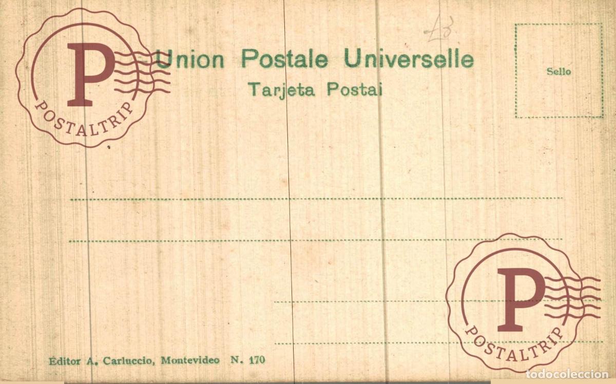 Postales: URUGUAY. PAISANO A CABALLO. - Foto 2