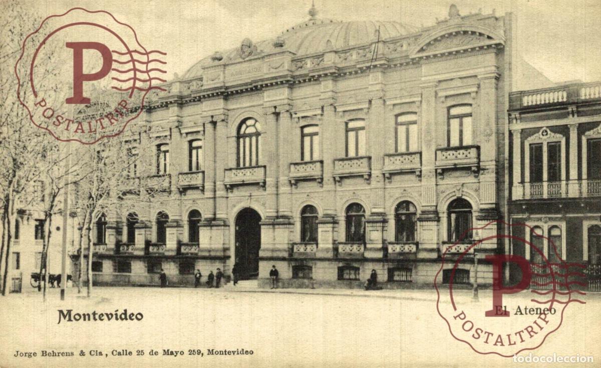 Postales: URUGUAY. MONTEVIDEO. EL ATENEO