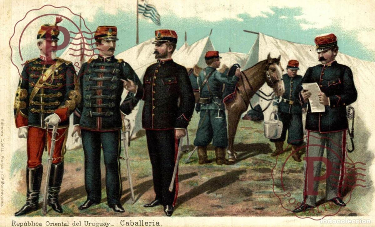 Postales: URUGUAY. CABALLERIA. MILITAR MILITAIRE MILITARY