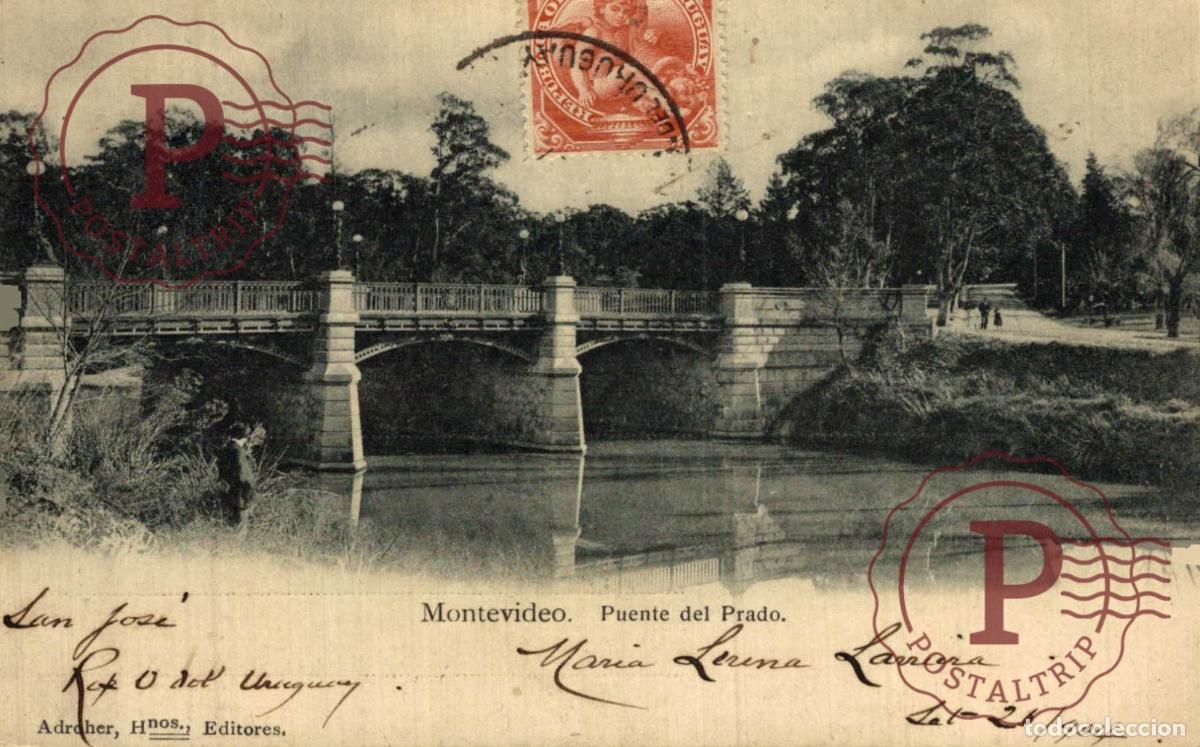 Postales: URUGUAY. MONTEVIDEO. PUENTE DEL PRADO