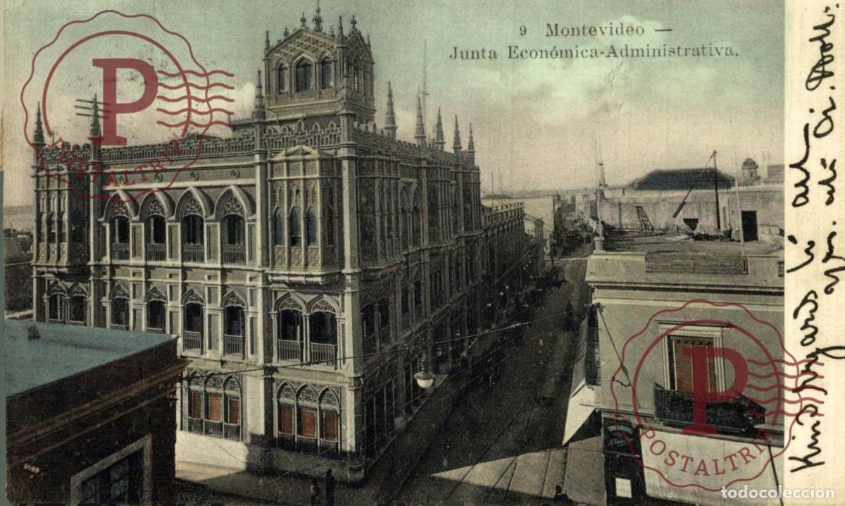 Postales: URUGUAY. MONTEVIDEO. JUNTA ECONOMICA ADMINISTRATIVA
