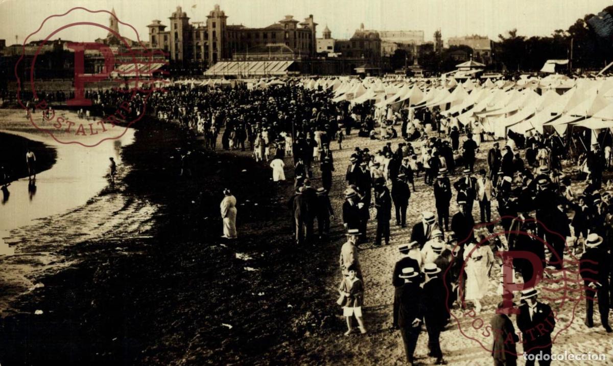 Postales: URUGUAY. MONTEVIDEO. PLAYA RAMIREZ. RPPC FOTOGRAFICA