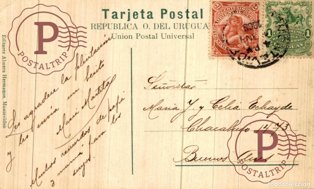 Postales: URUGUAY. MONTEVIDEO. LAGO DEL PRADO. - Foto 2