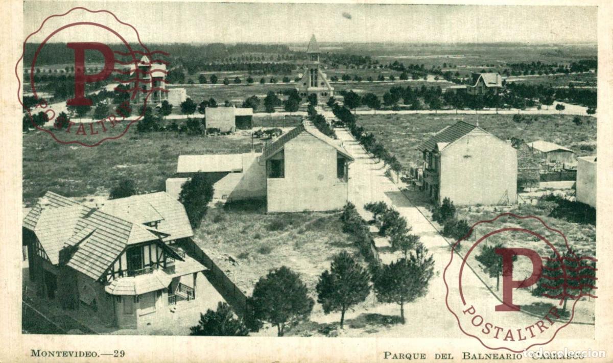 Postales: URUGUAY. MONTEVIDEO. BALNEARIO CARRASCO. PARQUE