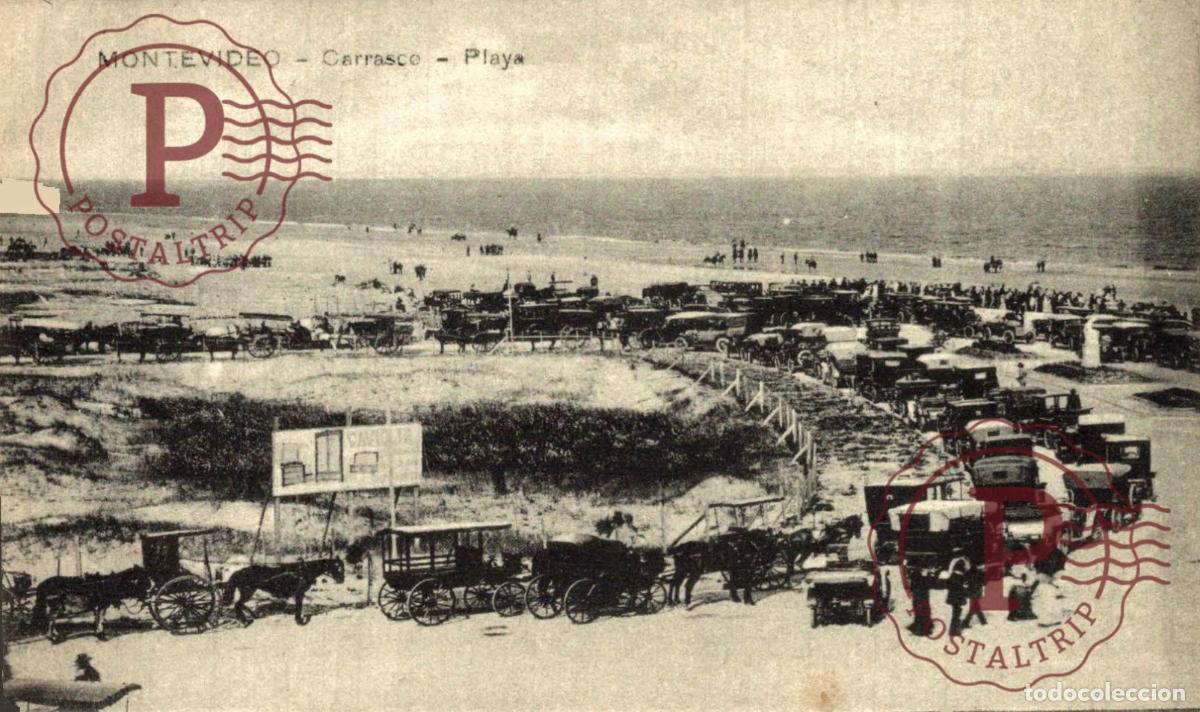 Postales: URUGUAY. MONTEVIDEO. PLAYA CARRASCO.