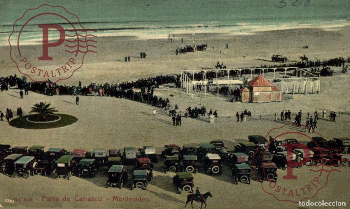 Postales: URUGUAY. MONTEVIDEO. PLAYA CARRASCO.