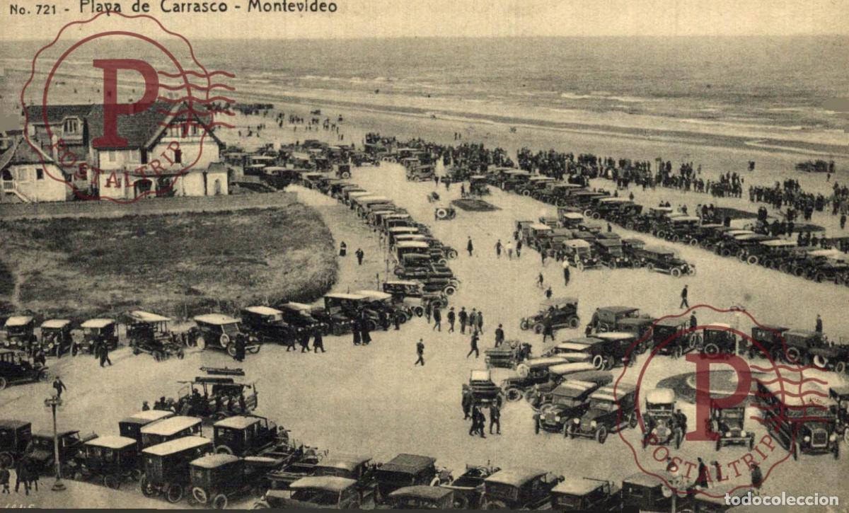 Postales: URUGUAY. MONTEVIDEO. PLAYA CARRASCO.