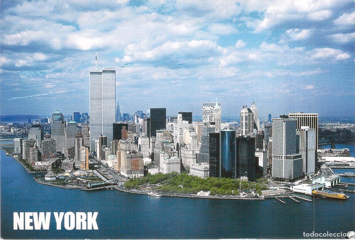 Postales: Postal de Manhattan y el sitio del World Trade Center en Nueva York