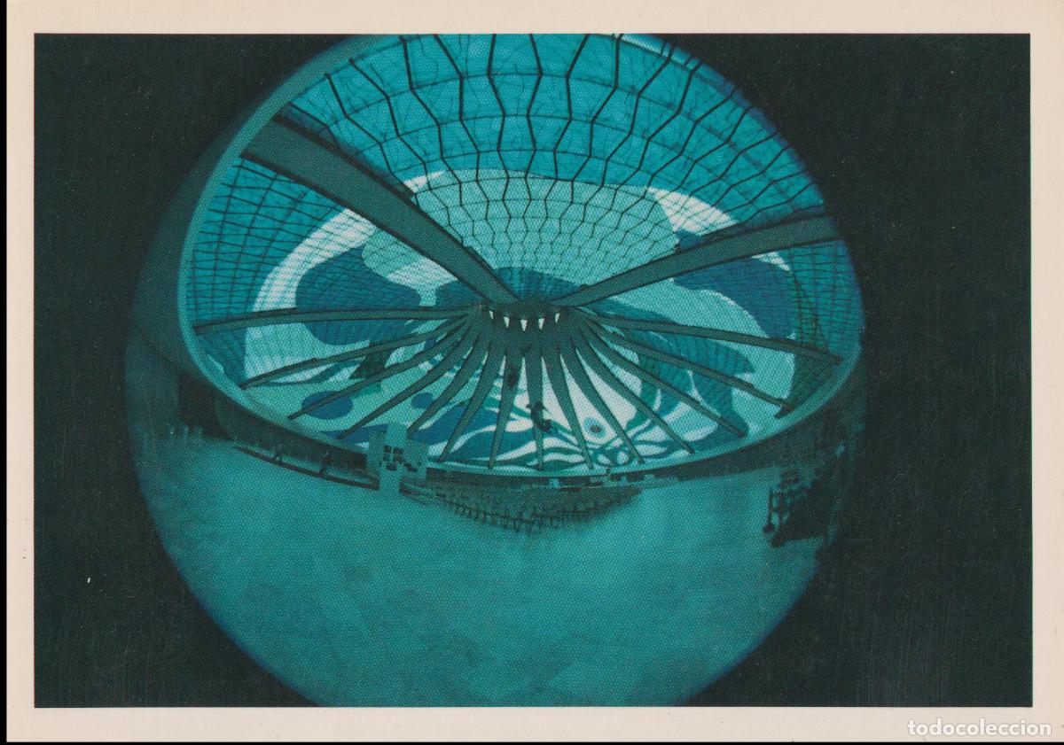 Postales: BRASIL, BRASILIA, ASPECTO INTERNO DE LA CATEDRAL - BRASILIA LTDA. - S/C