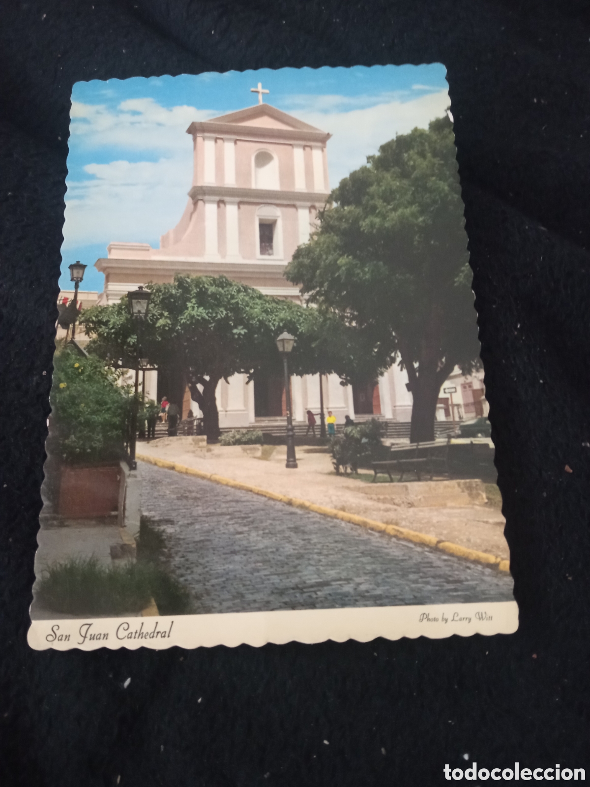 Postales: Antigua postal fotogr&aacute;fica, Catedral de San Juan de Puerto Rico