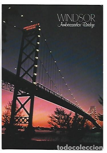 Postales: AMBASSADOR BRIDGE.- WINDSOR / CANADA