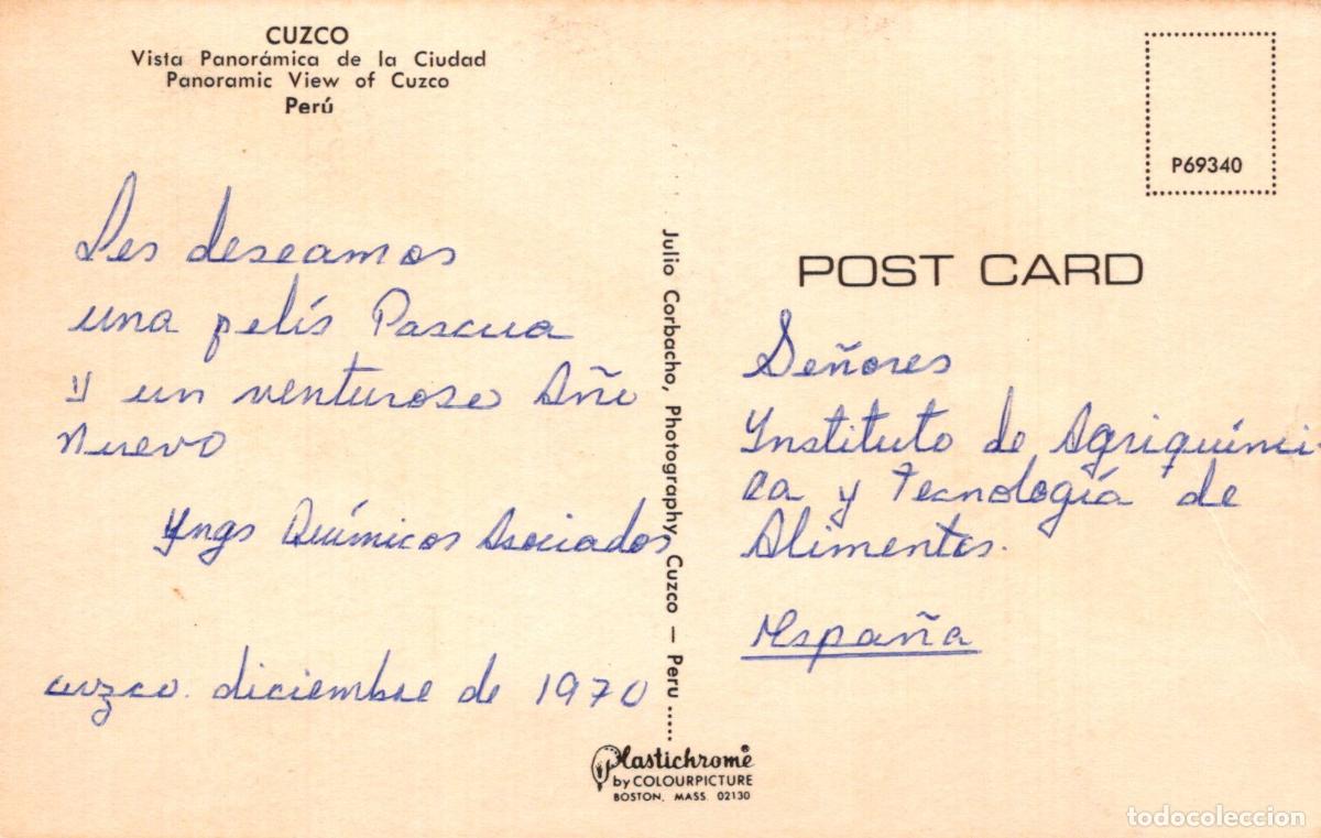 Postales: Peru Cusco Peru View Panoramic la Ciudad Landscape *YAK203 - Foto 2