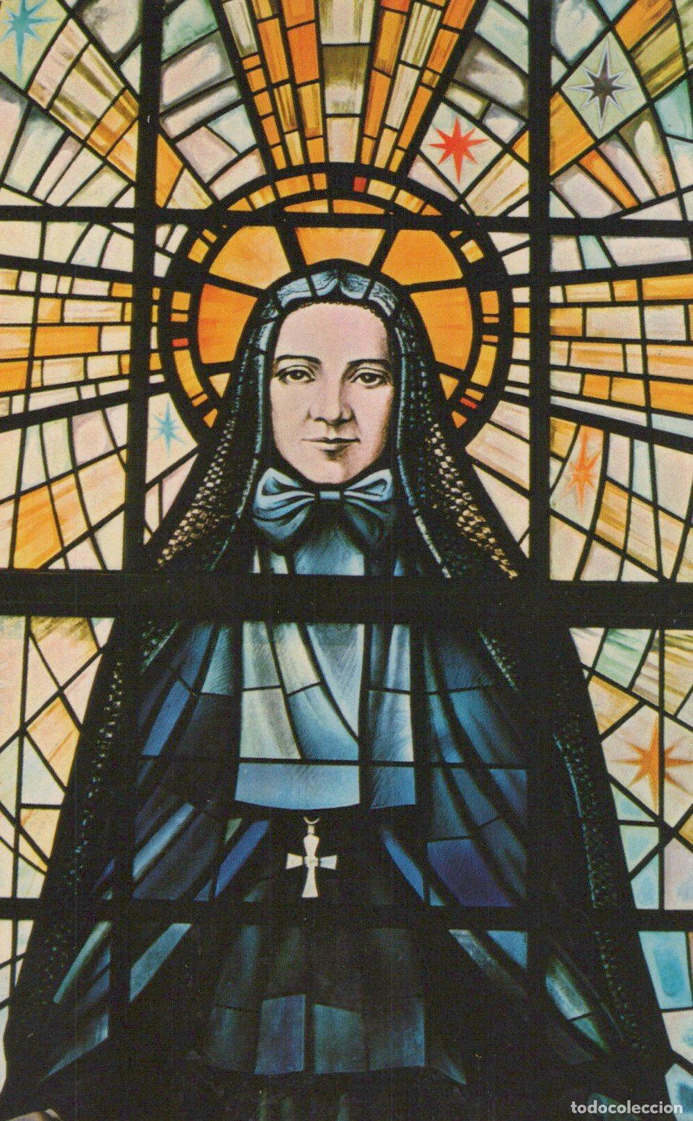 Postais: USA New York St Frances Xavier Cabrini Chapel Stained Glass Unposted *YAK180